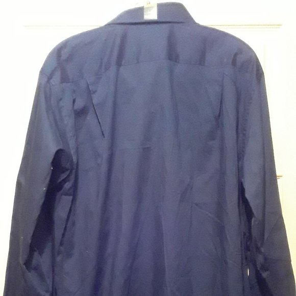 Croft&Barrow Mens Blue button down long sleeve dress shirt size Large NWT - Picture 7 of 8